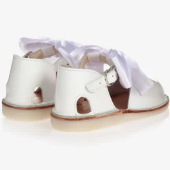 White Patent Leather Sandals