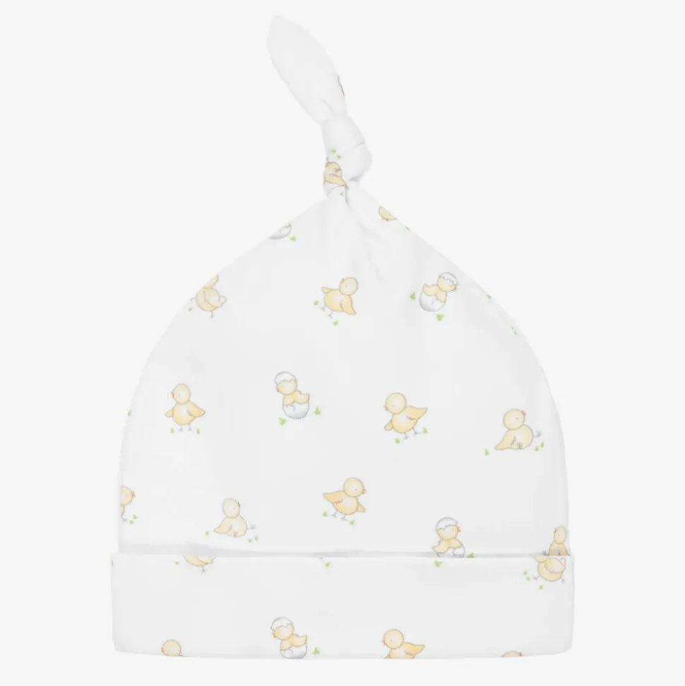 White Pima Cotton Baby Hat
