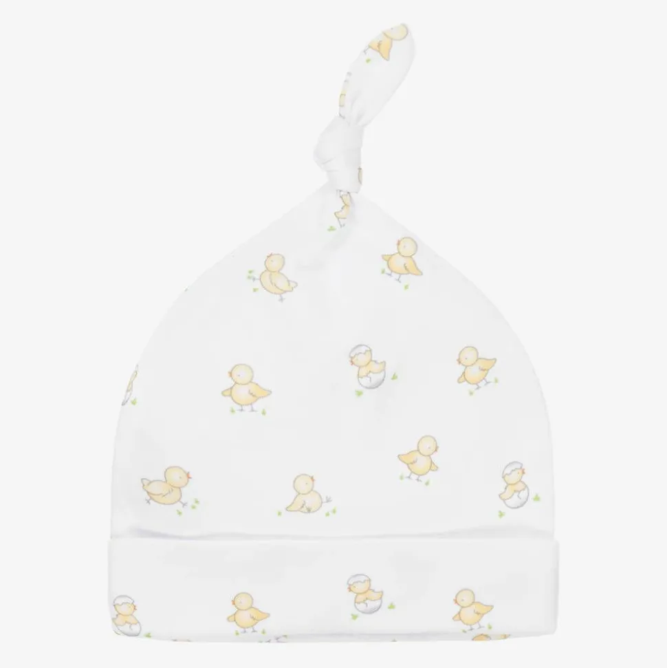 White Pima Cotton Baby Hat