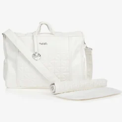 White Quilted Changing Bag (36cm)