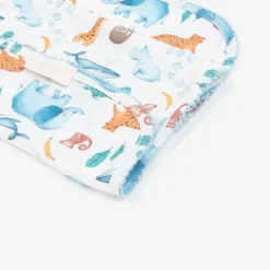 White Supima Cotton Laguna Burp Cloth (50cm)