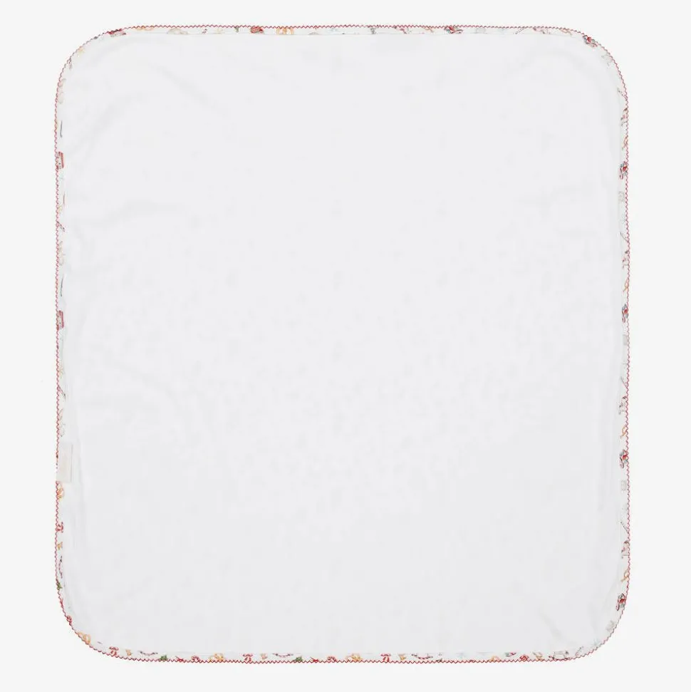 White Supima Cotton Noel Blanket (82cm)