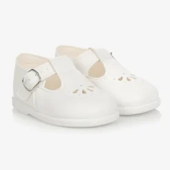 White T-Bar Shoes