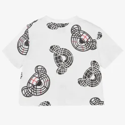 White Thomas Bear Baby T-Shirt