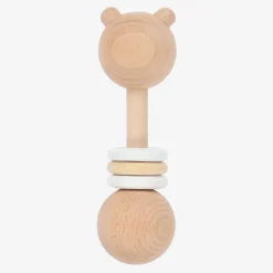 Wooden Bear Rattle (15cm)