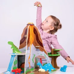 Wooden Dinosaur Island Play Set (45cm)