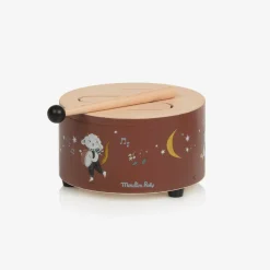 Wooden Drum Toy (16cm)