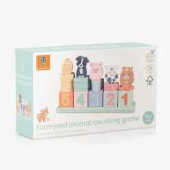 Wooden Farmyard Animal Counting Game (25cm)