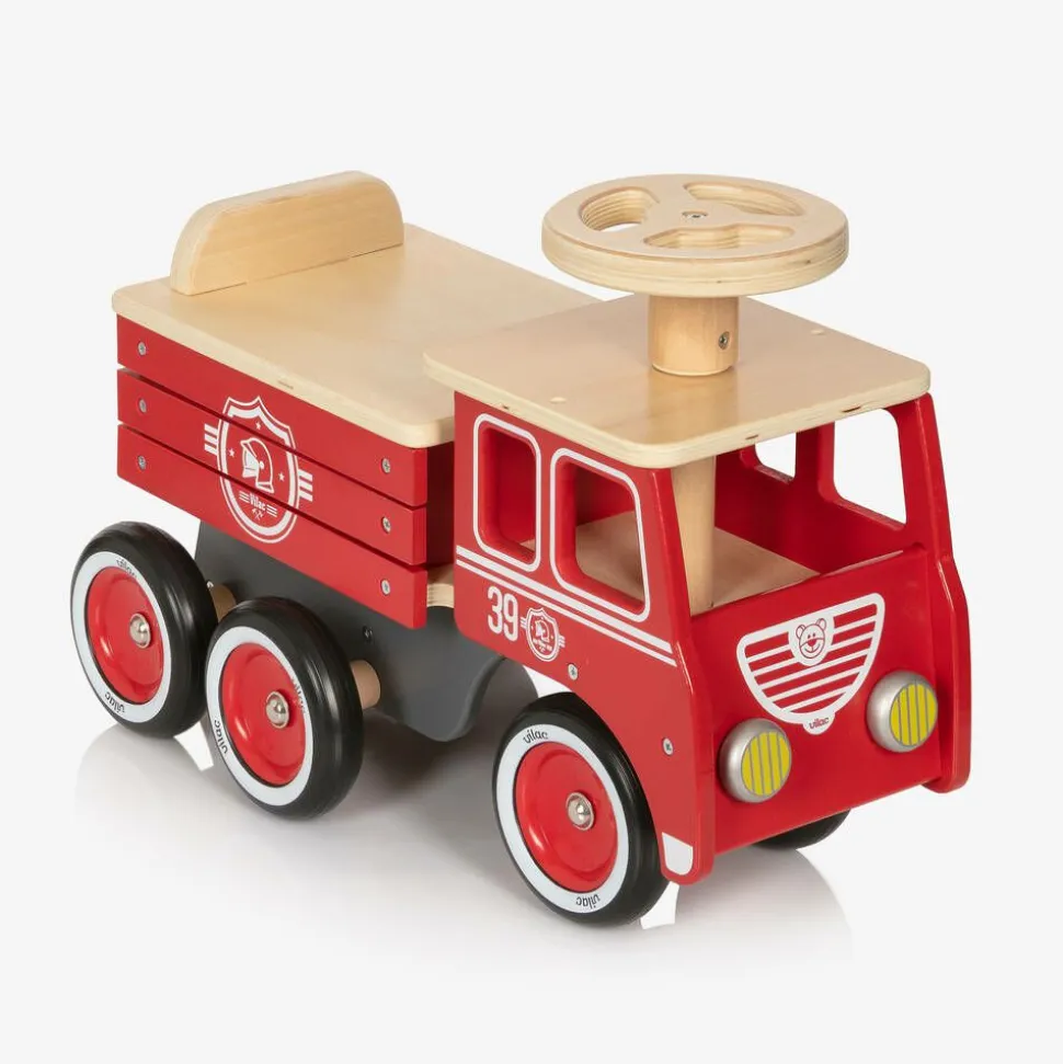 Wooden Fire Engine Toy (50cm)