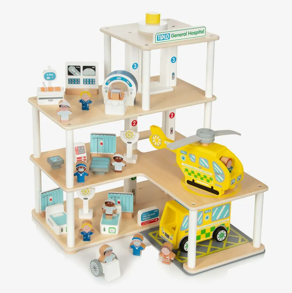 Wooden General Hospital Play Set (54cm)