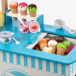 Wooden Ice Cream Cart Play Set (100cm)