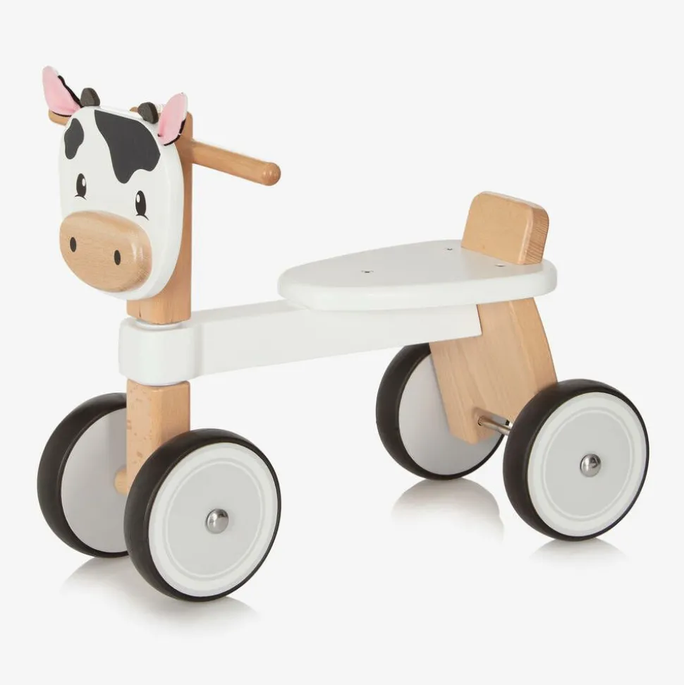 Wooden Ride-On Cow (45cm)