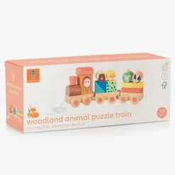 Woodland Animal Puzzle Train Toy (26cm)