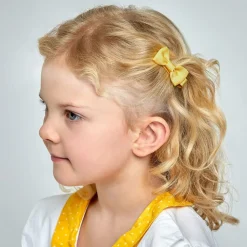 Yellow Bow Hair Clip (5cm)