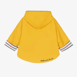 Yellow Hooded Rain Cape