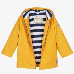 Yellow Hooded Raincoat