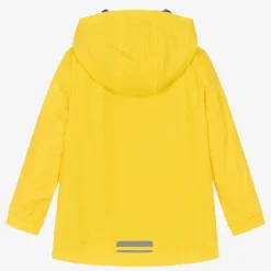 Yellow Hooded Waterproof Raincoat