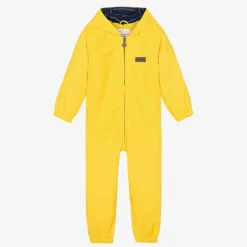 Yellow Hooded Waterproof Rainsuit