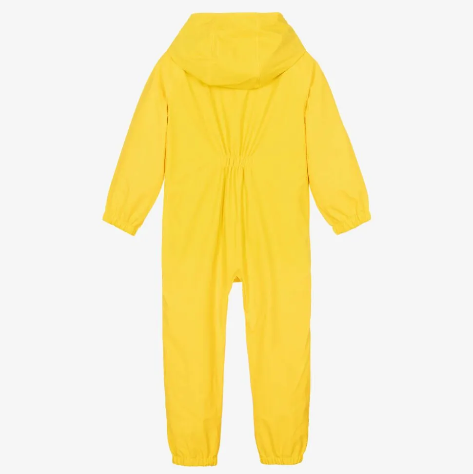 Yellow Hooded Waterproof Rainsuit