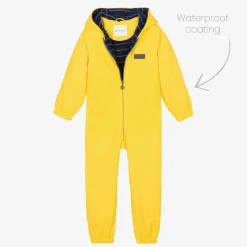 Yellow Hooded Waterproof Rainsuit