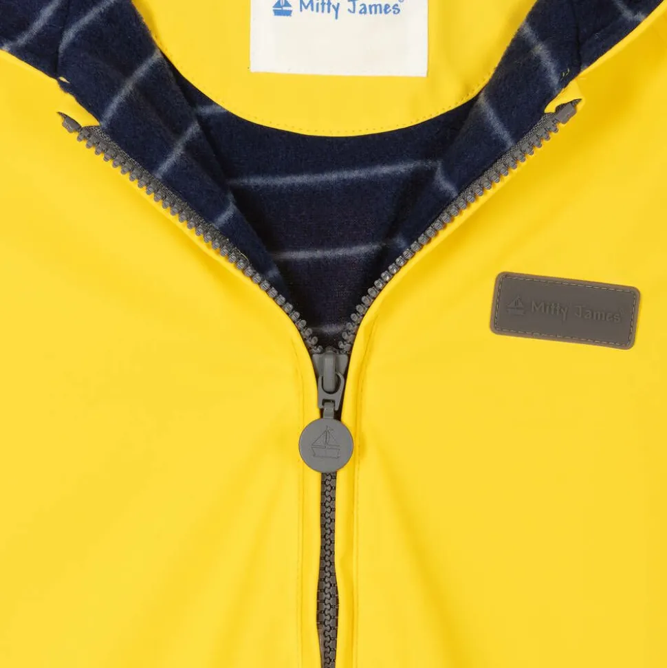 Yellow Hooded Waterproof Rainsuit