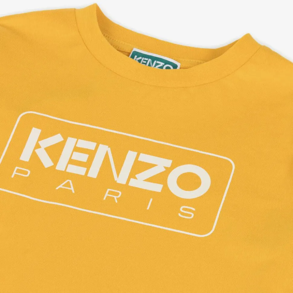 Yellow Kenzo Paris Organic Cotton T-Shirt