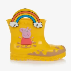 Yellow Peppa Pig Rain Boots